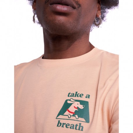 T-SHIRT OLOW TAKE A BREATHE - PINK