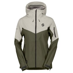 SCOTT EXPLORAIR 3L women´s jacket dust  white / douglas green