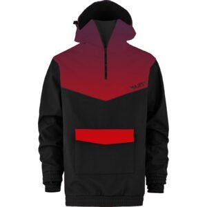 CHAQUETA SHOFTSHELL MAJESTY ANORAK - RED / BLACK
