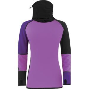 CAMISETA TERMICA MUJER MAJESTY SURFACE - BLACK / PURPLE
