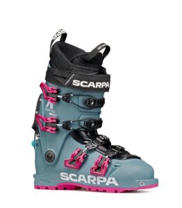 Bota de esquí de travesía para mujer Scarpa 4-Quattro GT W Lofi-Magenta vista lateral diagonal