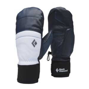Manoplas mujer Black Diamond Spark Charcoal– Vista frontal y palma