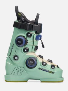 Bota de esquí mujer K2 Cortex 125 W Zonal BOA vista lateral