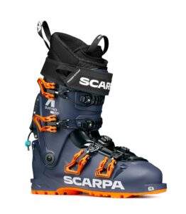 Bota de esquí de travesía Scarpa 4-Quattro GT Titan Orange vista lateral
