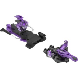 Fijación ATK Freeraider 15 EVO Indigo – vista lateral mostrando talonera y puntera