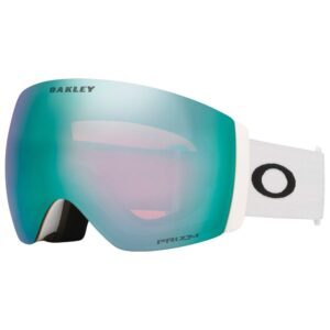 Máscara Oakley Flight Deck Pro M Matte White – vista lateral mostrando la curvatura del marco