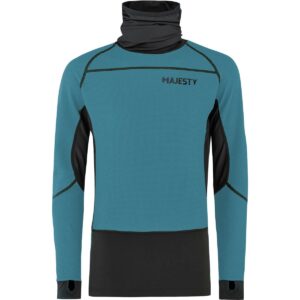 Camiseta térmica Majesty Heatshield Teal vista frontal