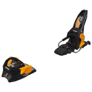 Fijación de esquí Marker Jester X 16 MWerks Black/Orange vista lateral.