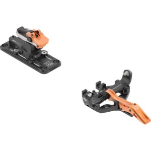 Fijación Atk Kuluar 10 Superlight orange vista lateral frontal