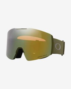 Vista frontal de la Oakley Fall Line L Dark Brush con lente Prizm Sage Gold Iridium.