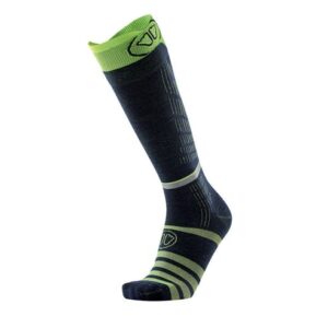 Calcetines Sidas Ski Touring negro/amarillo – vista frontal