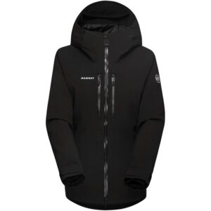 Chaqueta para mujer de esquí y freeride técnica Mammut Stoney Hs color black