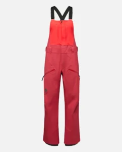 Peto técnico de esquí para mujer Black Diamond Recon Stretch bib color coral red