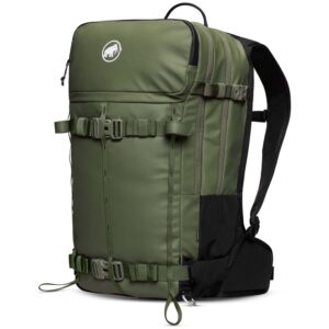 Mochila de esquí freeride Mammut Nirvana 28l color marsh/black