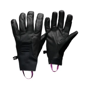 Guante ligero de piel para esquí de travesía y montaña Black Diamond Tour Lt color black