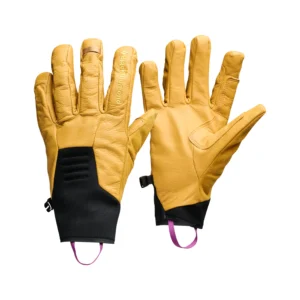 Guante ligero de piel para esquí de travesía y montaña Black Diamond Tour Lt color Beeswax/black