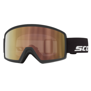 Máscara de esquí Scott Ambit black con lente cinnamon fotocromática