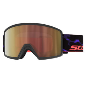 Máscara de esquí Scott Neo Ls blackpurple/cinnamon chrome
