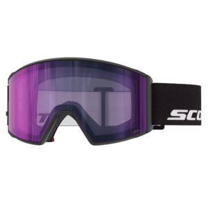 Máscara de esquí con 2 lentes fotocromáticas intercambiables Scott React black/blue chrome