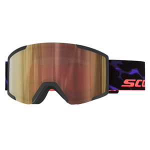 Máscara de esquí Scott Shield Black Purple / Cinnamon Chrome fotocromática