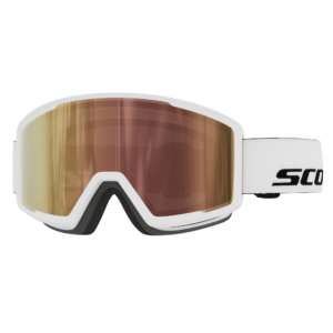Máscara de esquí Scott Trace Pro Compact Ls white / cinnamon chrome