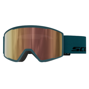 Máscara de esquí Scott Trace Pro Ls petrol green / cinnamon chrome