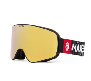 Máscara de esquí Majesty The Force C con dos lentes. 24k Gold + Moonstone